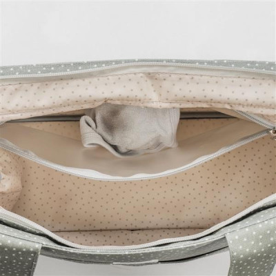 Bolsa Canastilla Topitos Poppy Musgo