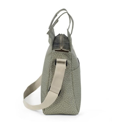 Bolsa Canastilla Topitos Poppy Musgo