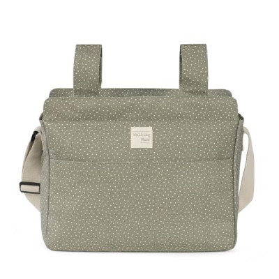 Bolsa Canastilla Topitos Poppy Musgo