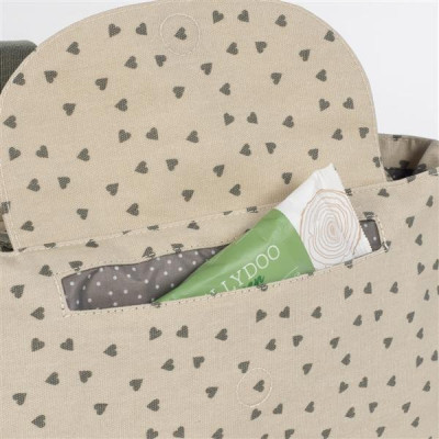Organizador Corazones Poppy Musgo