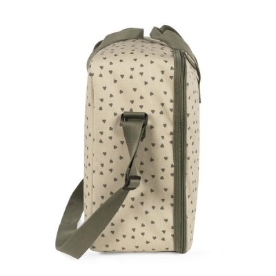 Maleta Corazones Poppy Musgo