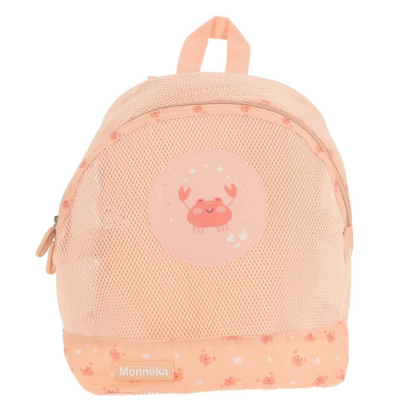 Mochila Infantil Antiarena Crab Coral