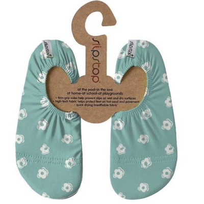 Slip Stop Mint Flowers