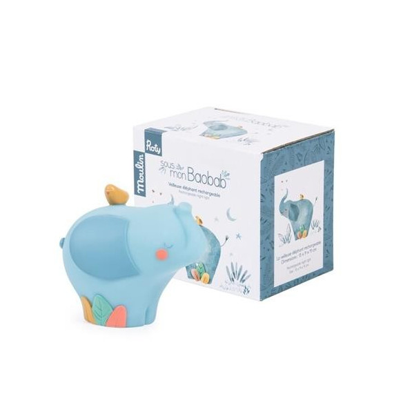 Lamparita Quitamiedos Elefante (USB) Baobab