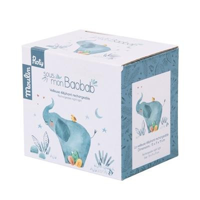 Lamparita Quitamiedos Elefante (USB) Baobab