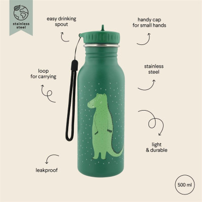 Botella de beber 500ml - Mr. Crocodile