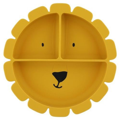 Plato Compartimentado de Silicona con Ventosa - Mrs Lion