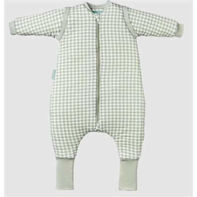 Pijama Manta Con Mangas Y Calcetines Antideslizantes-Tog 2.5-Mint Tea 1 Año