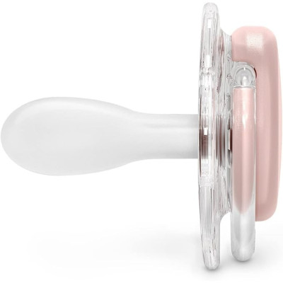 Chupete Suavinex Bonhomia Silicona +18M Buho Rosa