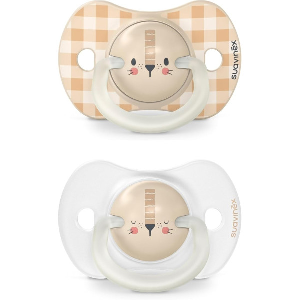 Set 2 Chupetes Suavinex Día Y Noche 6-18M, León