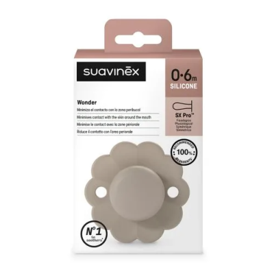 Chupete Wonder SX Pro Silicona 0-6M Grey Clouds