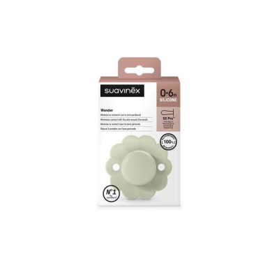 Chupete Wonder SX Pro Silicona 0-6M Almost Aqua