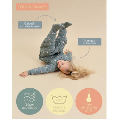 Pijama Manta Con Mangas Y Calcetines Antideslizantes-Tog 2.5-Beagle