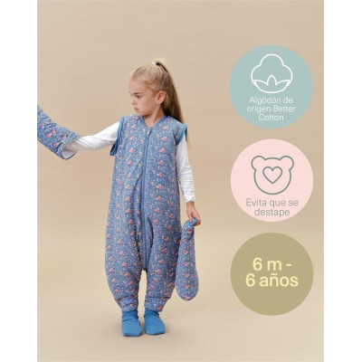Pijama Manta Con Mangas Y Calcetines Antideslizantes-Tog 2.5-Wild Orchid