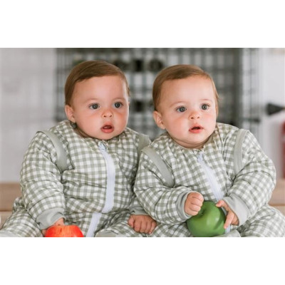 Pijama Manta Con Mangas Y Calcetines Antideslizantes-Tog 2.5-Mint Tea 3 Años