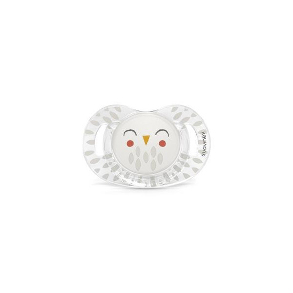 Chupete Suavinex Bonhomia Silicona +18m Blanco