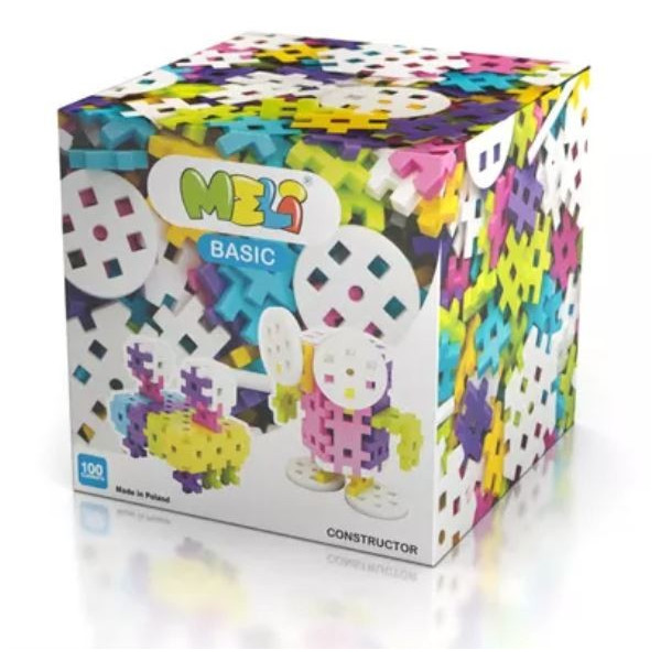 Juego de Construcción Basic Pastel Constructor 100 Piezas