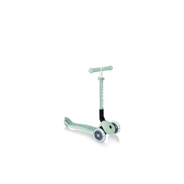 Patinete Junior Plegable Luces Pistacho
