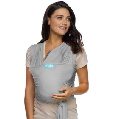 Fular Portabebés Elástico Moby Wrap Classic Stone