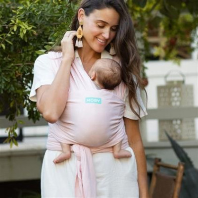Fular Portabebés Elástico Moby Wrap Classic Rose Quartz