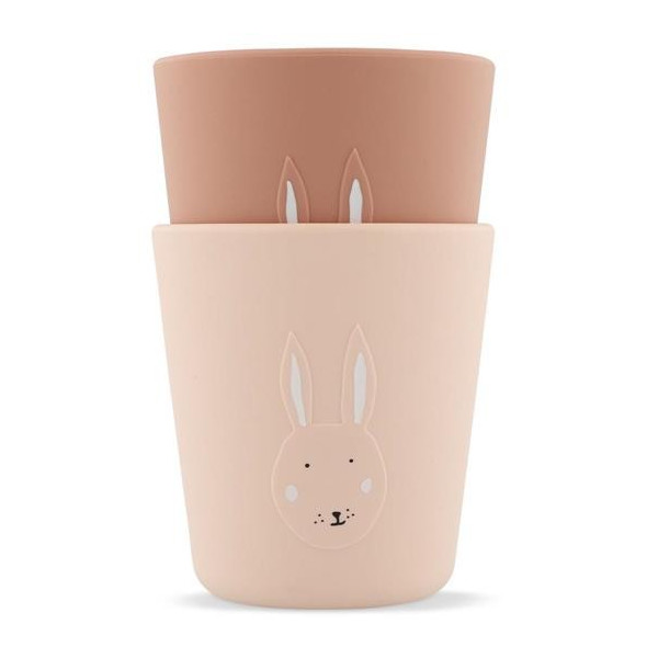 Paquete de 2 Tazas de Silicona Conejo Trixie