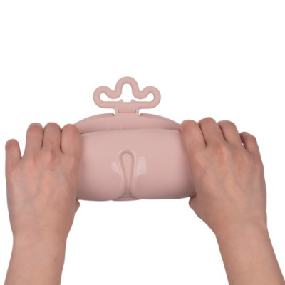Bandeja silicona Roll + Go B.Box con cuchara Blush