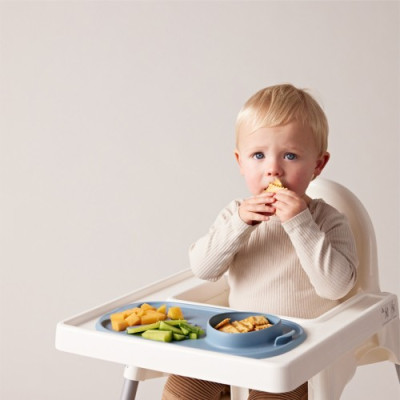 Bandeja silicona Roll + Go B.Box con cuchara Ocean