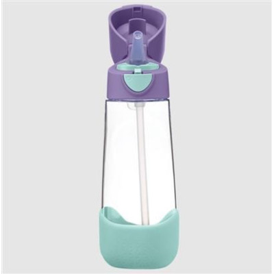 Botella tritán con pajita 600ml B.Box - Lilac pop